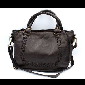 Genuine Italian brown Leather bag Soft Leather - not used, no tags